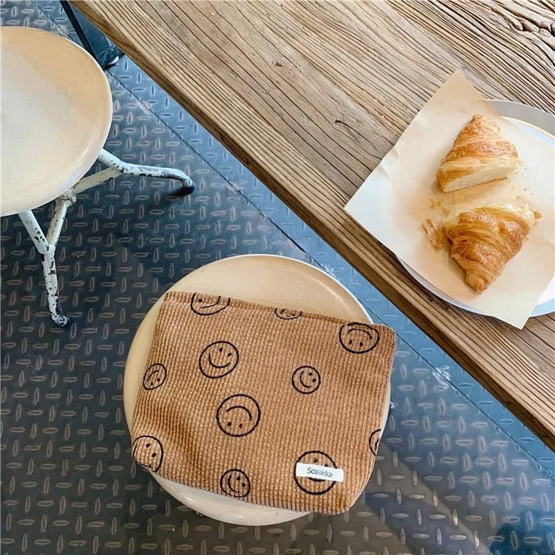 Makeup Bag Travel Toiletry Bag Cute Makeup Brushes Bag Cosmetic Bags for Women Zipper Makeup Bags for Purse