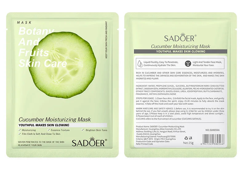 8pcs Natural Plant Face Mask Beauty Skincare Facial Masks Moisturizing Firming Hydrating Facial Mask Face Care Korean Cosmetics