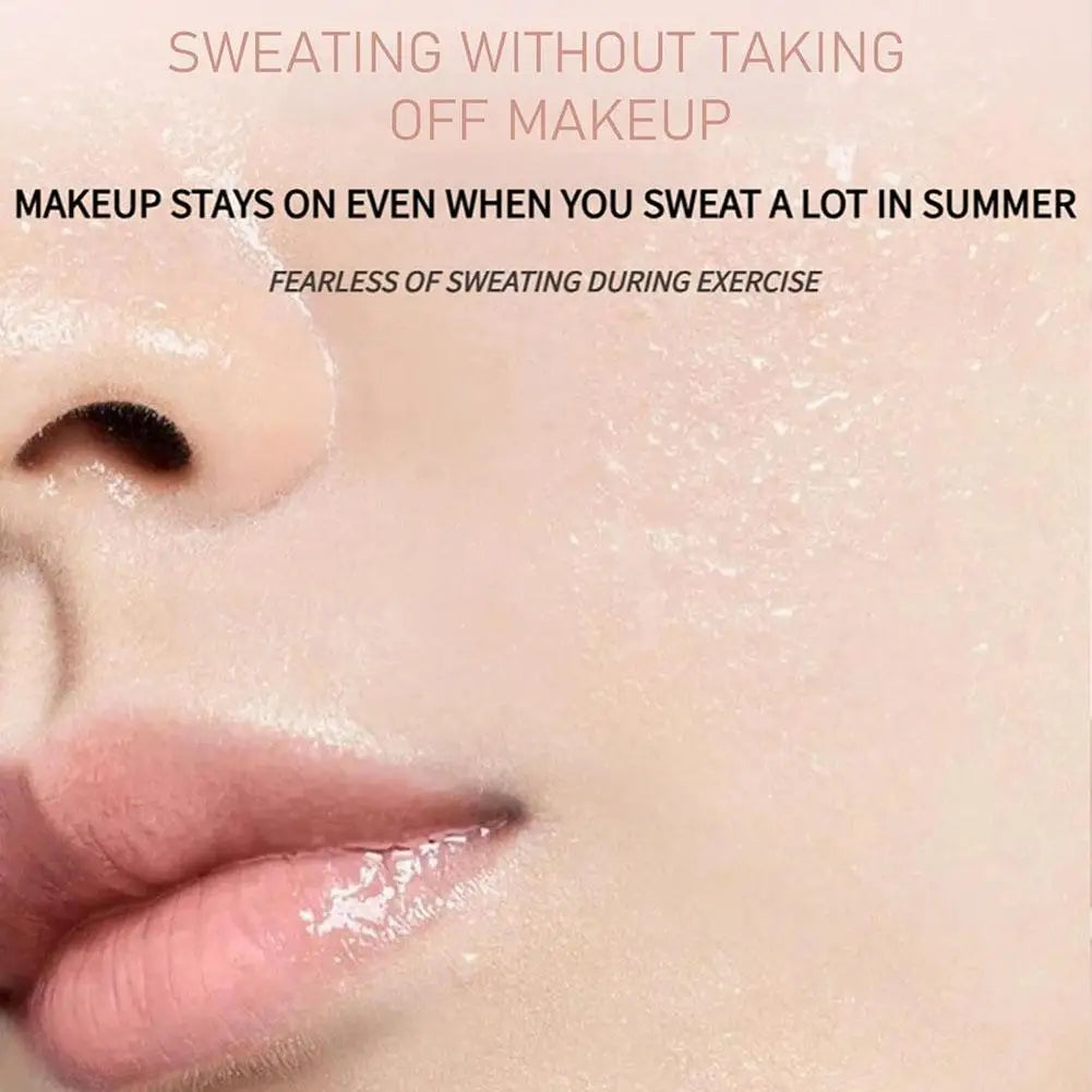 2-In-1 Matte Foundation Stick Lightweight Long-lasting Refreshing Full Coverage Dark Circles Corrector Facial Makeup