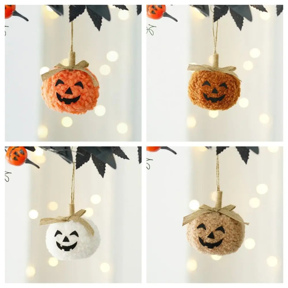 Soft Pumpkin Face Ornament