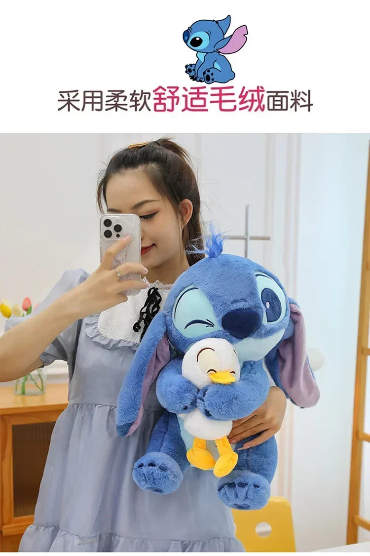 30/45cm  Stitch Plush Toy - Cute Lilo & Stitch Doll,Kawaii Donald Duck Stuffed Animal,Soft Birthday Gift for Kids Children