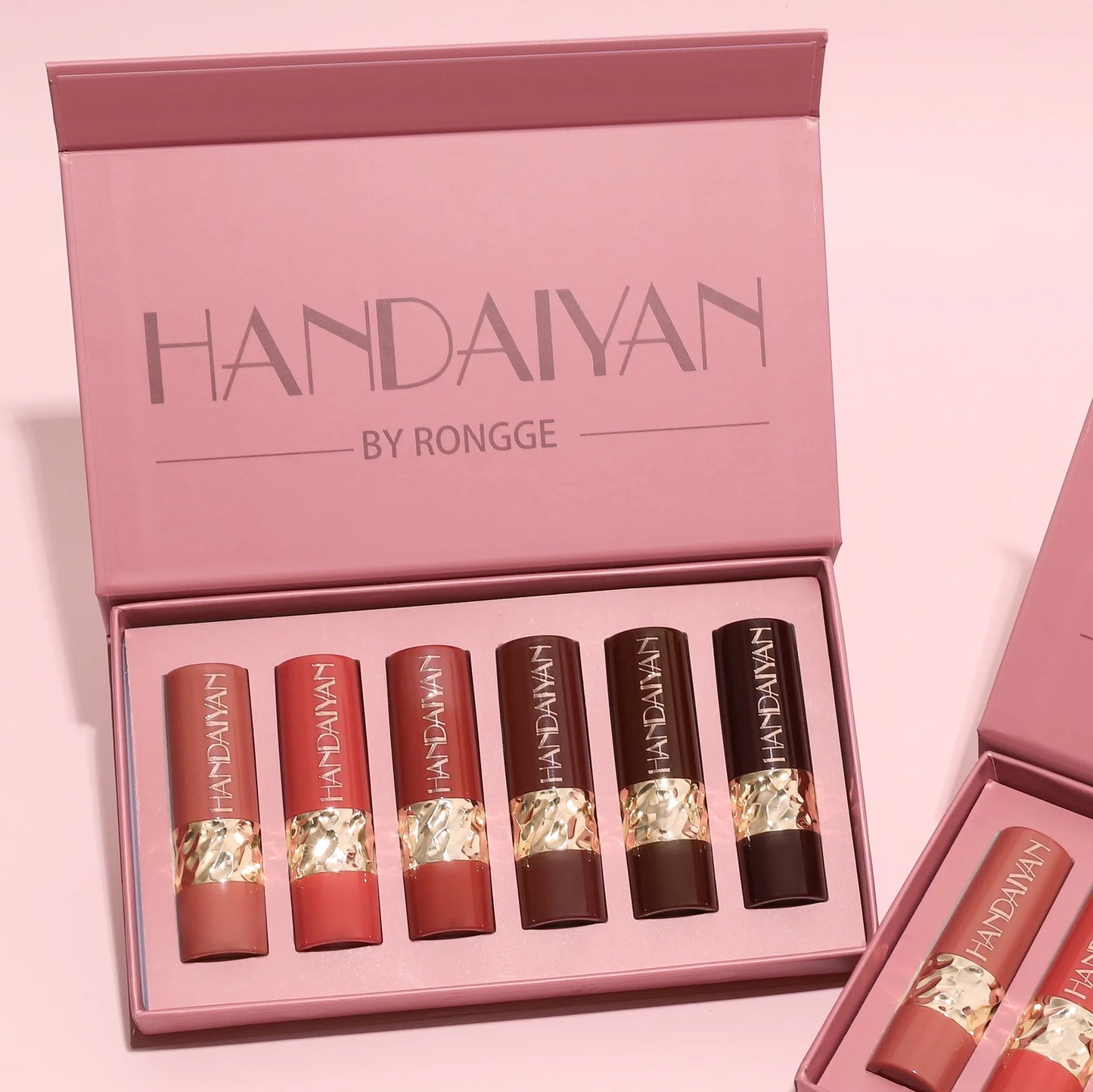 6PCS Velvet Matte Lipstick Set Highly Pigmented Long Lasting Non Drying Silky Smooth Lip Makeup Gift Box For Women