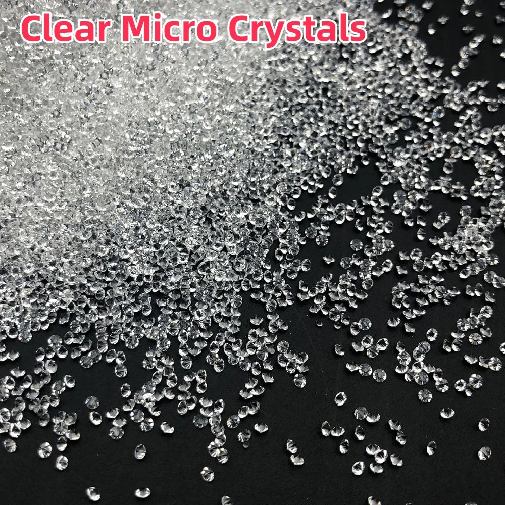 1440pcs/bag 1.2mm Wholesale Mini Pixie стразы Non Hotfix Rhinestone Micro Crystal Zircon Nail Art Rhinestones Decoration