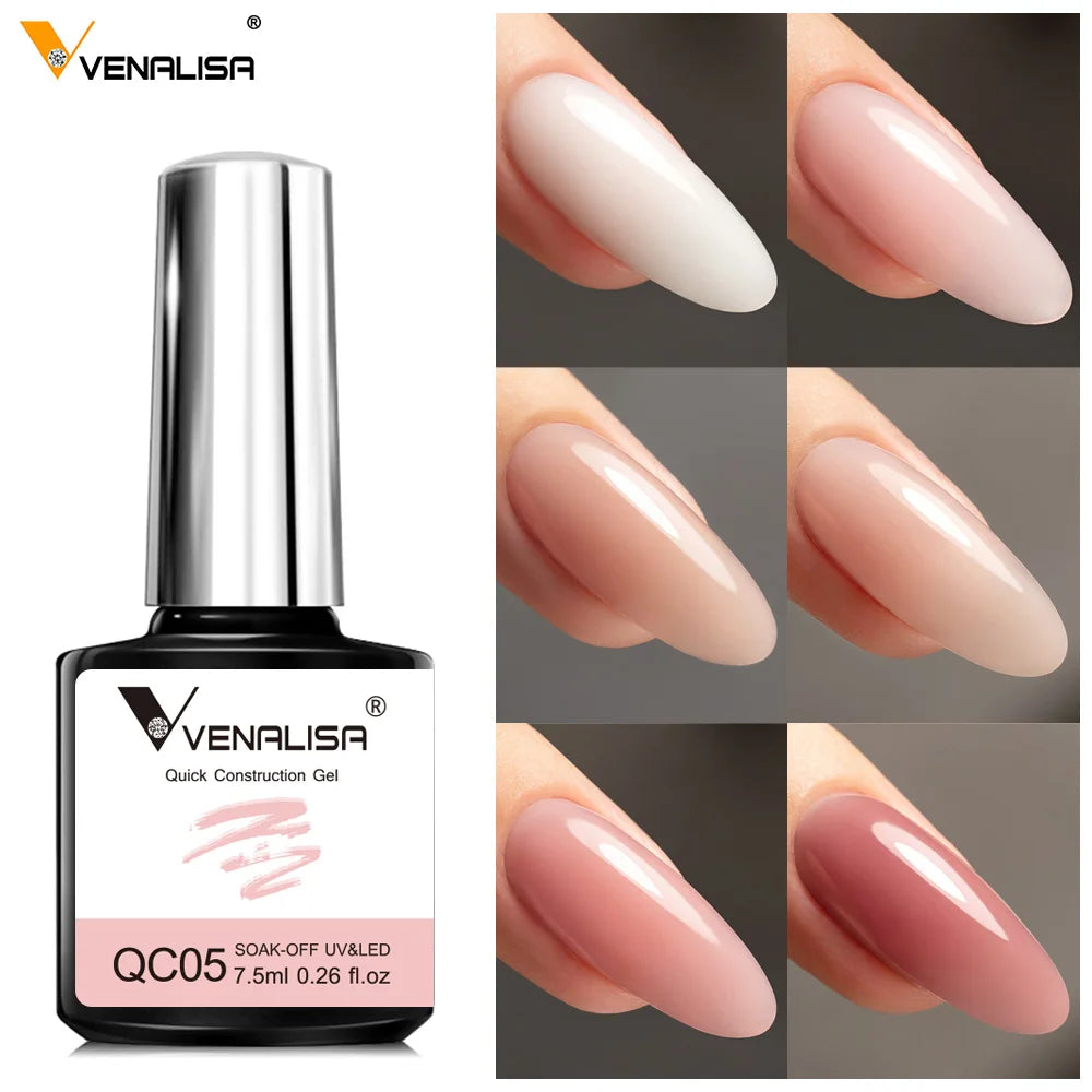 Venalisa Nail Gel Polish Fall Nails HEMA/TPO FREE Winter Christmas Color Kit Soak off UV LED Semi Permanent Nail Gel 6pcs Kit