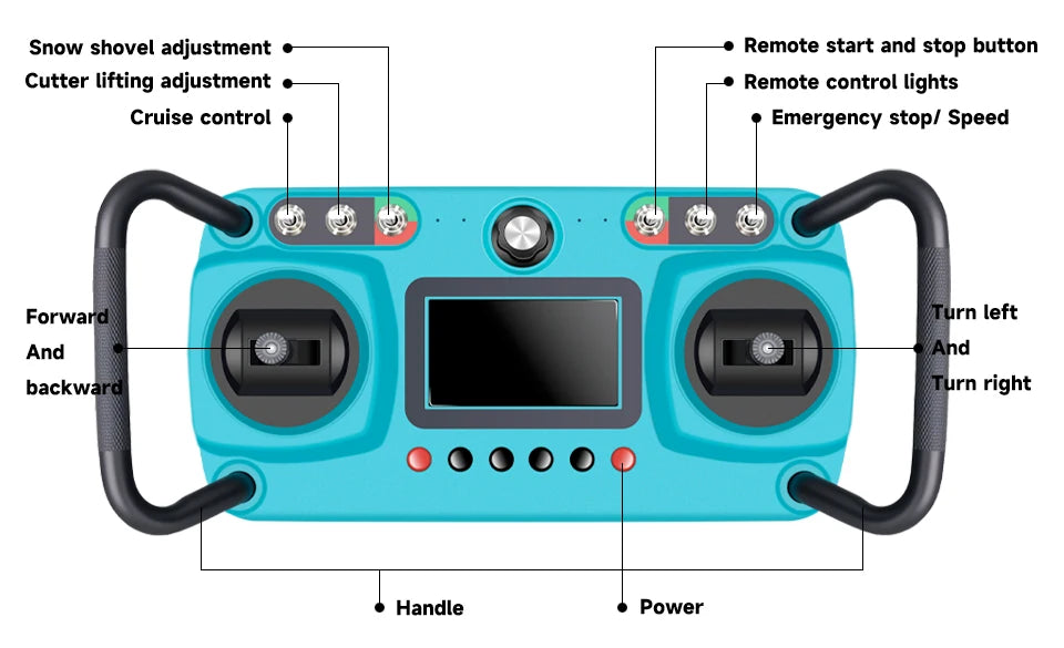 Intelligent control, professional and efficient commercial remote control self-propelled lawn mower, lawn management expert