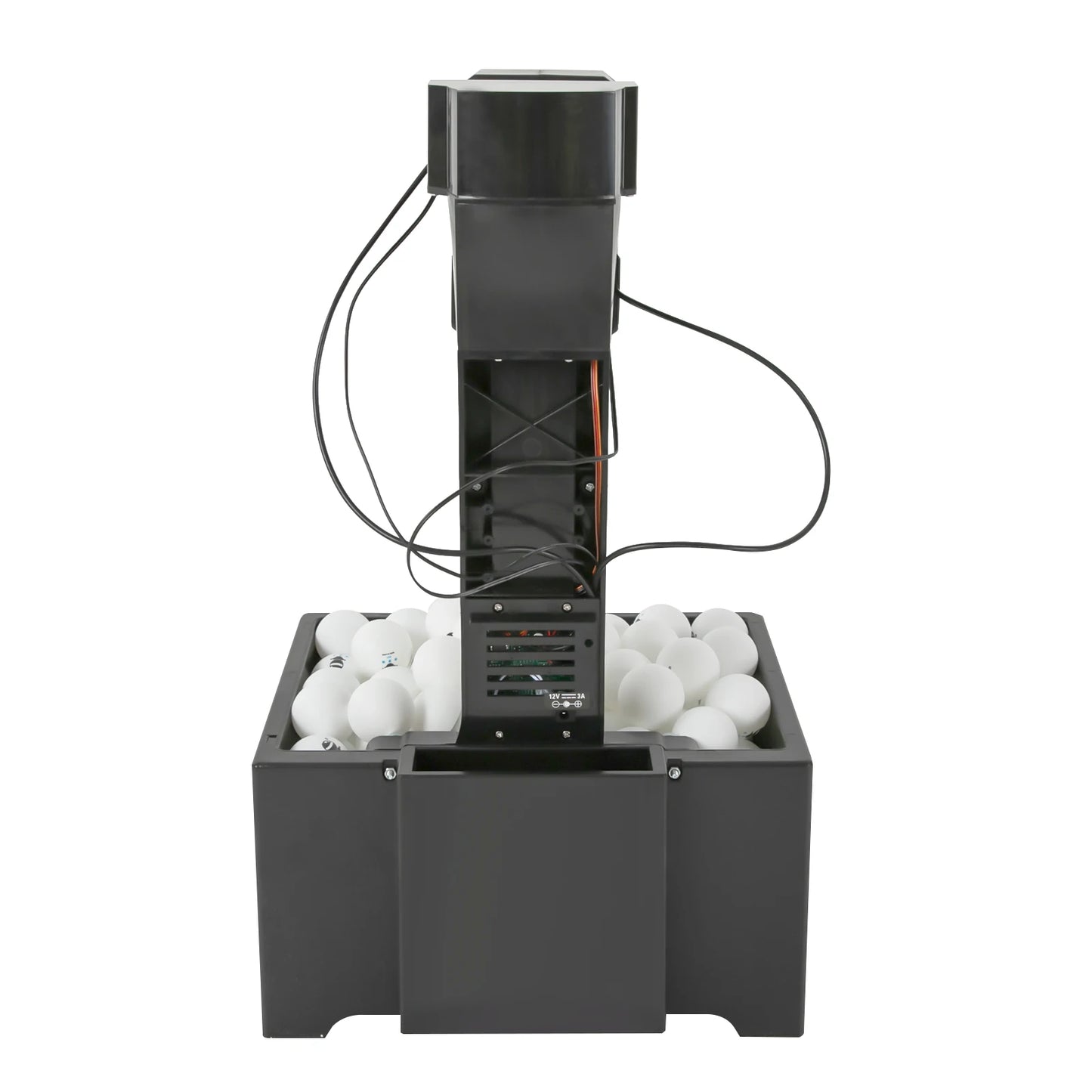 Table Tennis Robot 100 Balls Capacity Automatic Ping Pong Ball Pitching Machine with Remote Control for Pong Lover Self-training