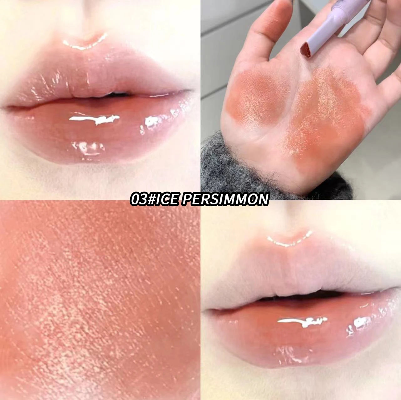 Jelly Heart Lipstick Gogo Little Bear Flower Language Secret Meaning Moisturizing and Hydrating Color Lipstick Pen