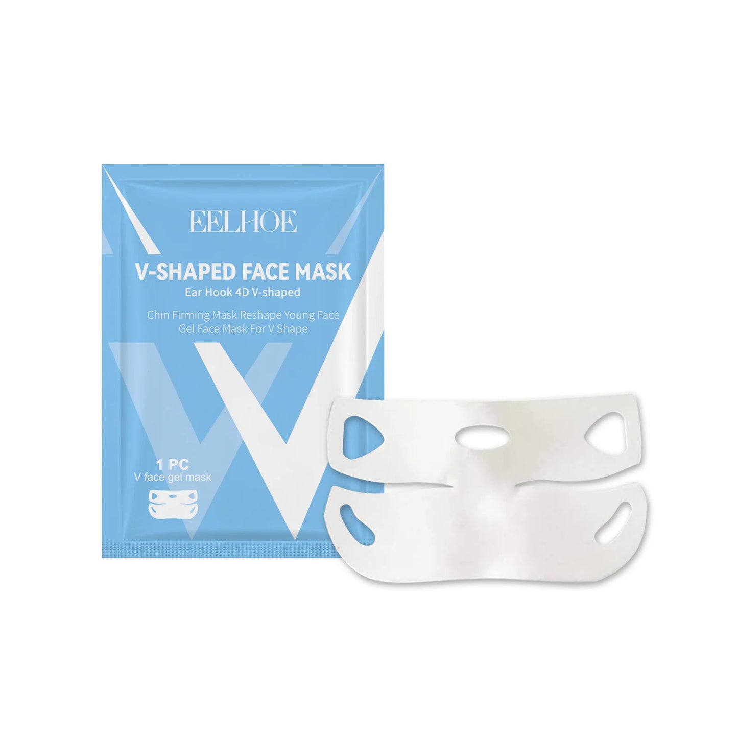 Collagen Moisturizing Facial Mask V-Shaped Firming Lifting Face Masks Hyaluronic Acid Brightening Hydrating Facial Skincare Mask