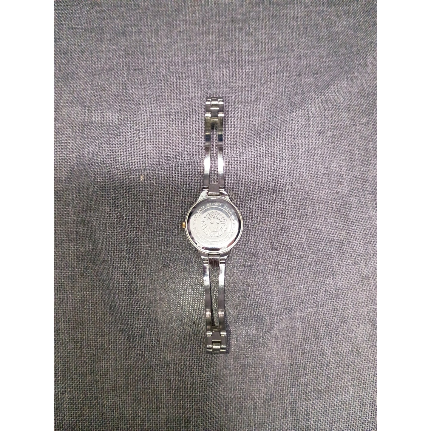 Anne Klein Stainless Steel Ladies Watch Silver with Gold Accents