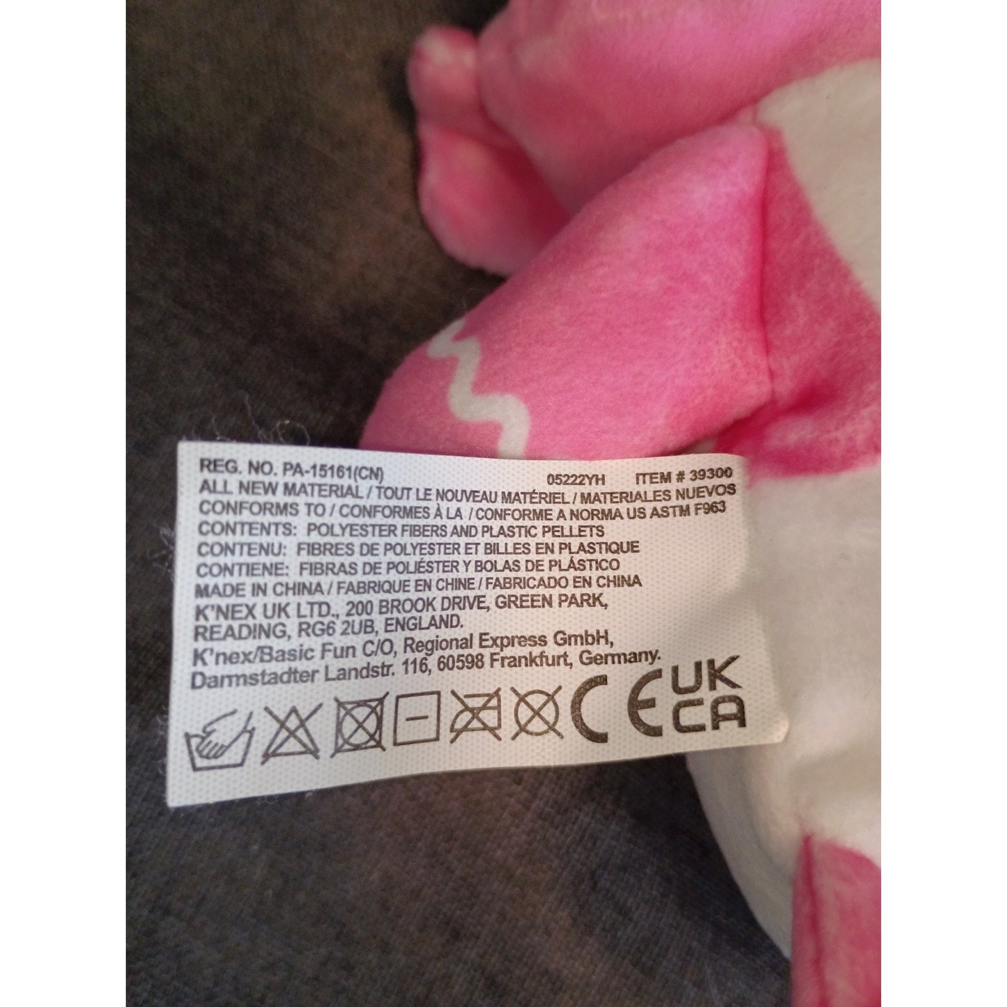 CuteTitos Cookieitos Pink Plush Bear