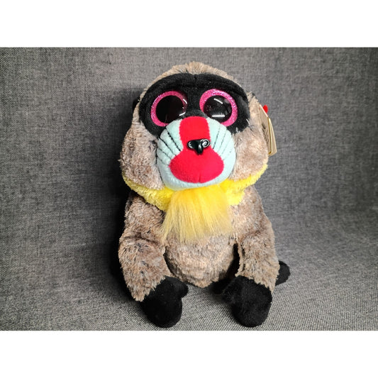 TY Beanie Boos 6" WASABI Baboon Plush Stuffed Animal Toy Heart Tags