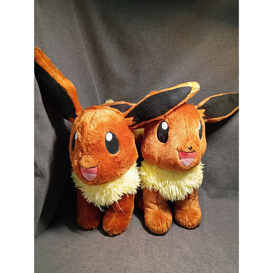 Build A Bear Pair of Pokemon EEVEE Plush Stuffed