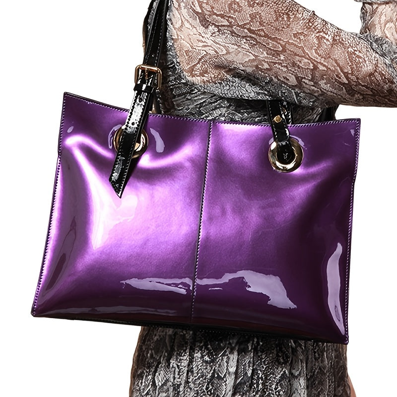 New Arrivals Handbags Womens Shoulder Bags Luxurious Genuine Leather Shiny Crossbody Bags Fashionable Large Capacity Zipper Designer Inspired Items Closure Suitable For Daily Use And Outdoor