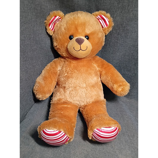 Build A Bear Retired Peppermint Paws 15" Brown Bear