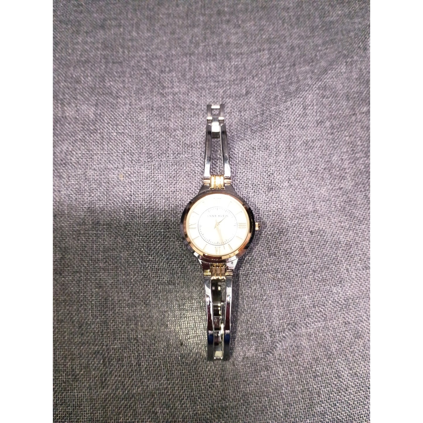 Anne Klein Stainless Steel Ladies Watch Silver with Gold Accents