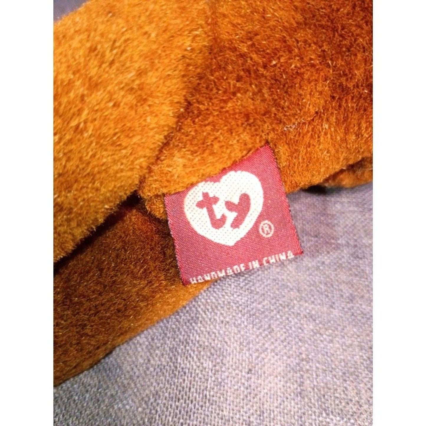 Vintage 1993 Ty Hinged Small Brown Bear Retired