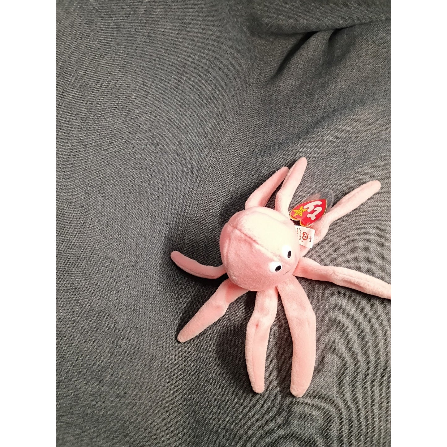 Ty Beanie baby-Inky The Octopus- Birthdate 94-Tushtag Says 93 Rare Errors