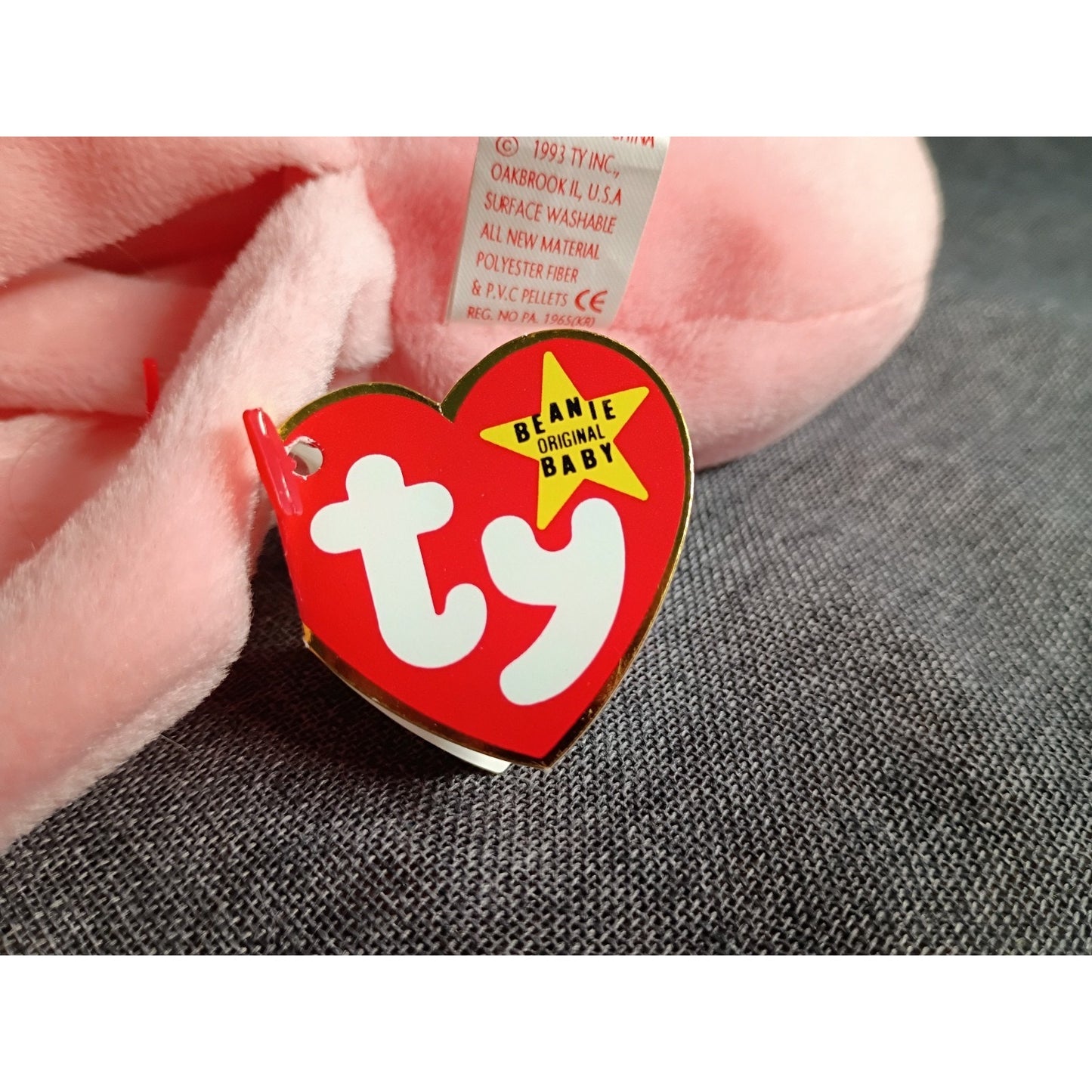 Ty Beanie baby-Inky The Octopus- Birthdate 94-Tushtag Says 93 Rare Errors