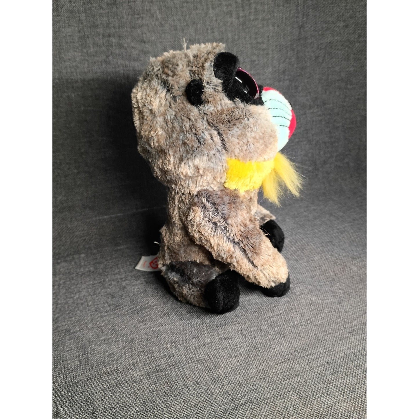 TY Beanie Boos 6" WASABI Baboon Plush Stuffed Animal Toy Heart Tags