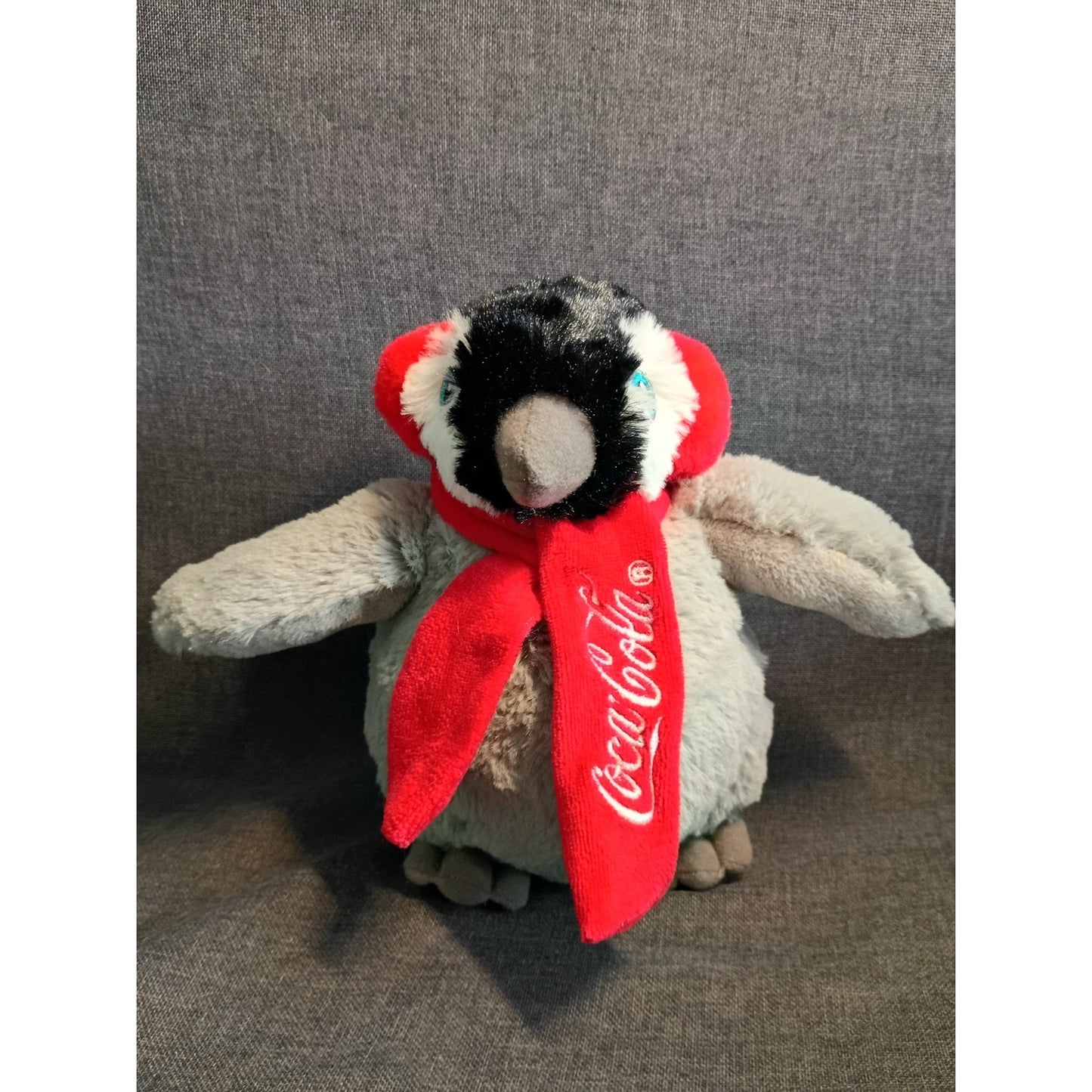 Coca Cola Soda Penguin Plush Stuffed Animal 7"