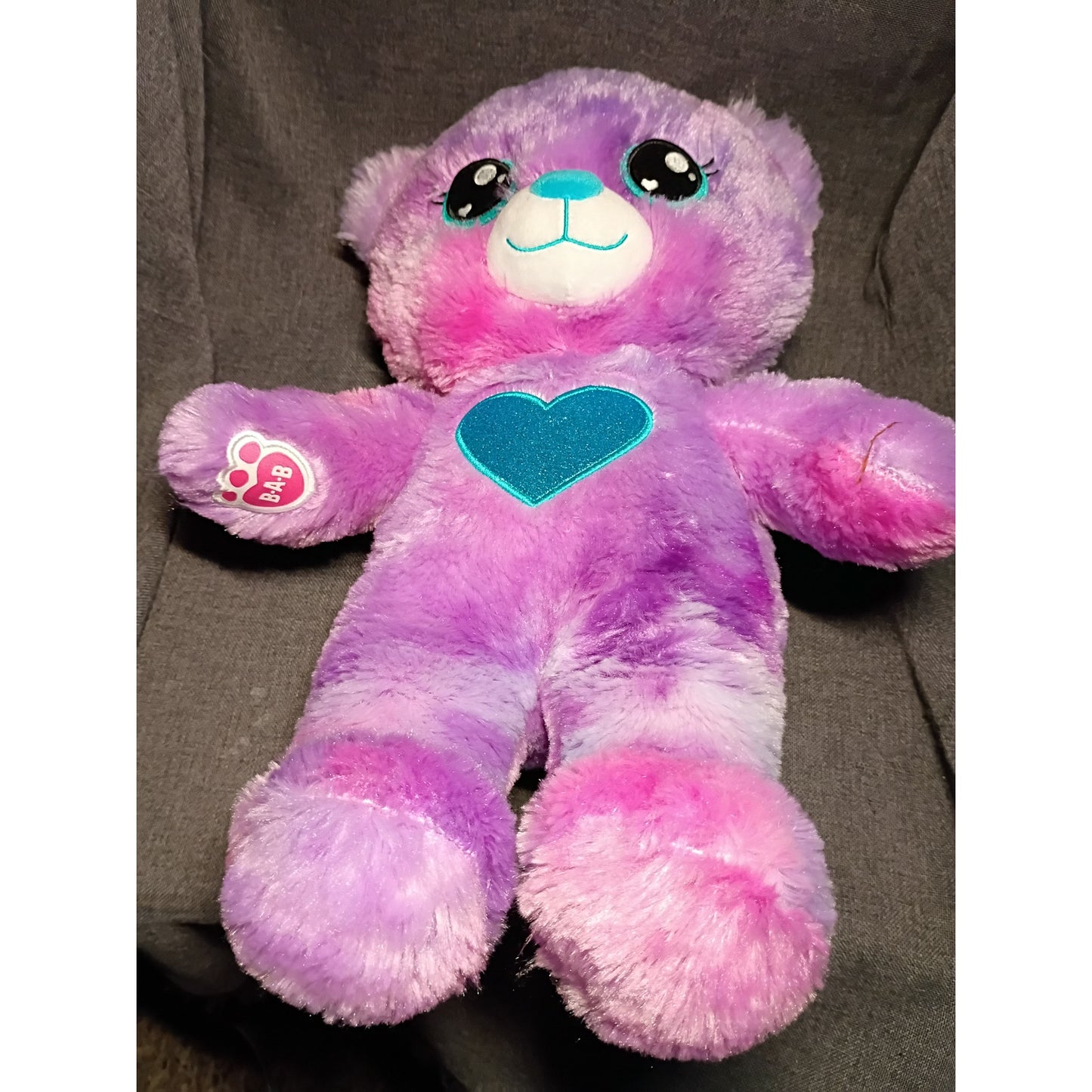 Build A Bear Workshop Heartables Bear Purple