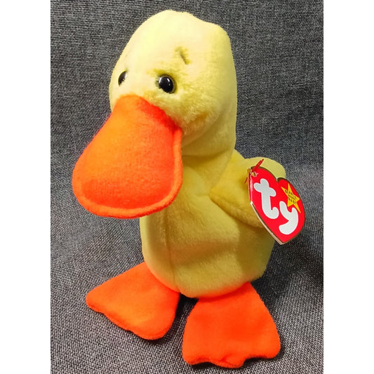 Ty Beanie Babys - Quackers The Duck 6" Plush Toy (4024)