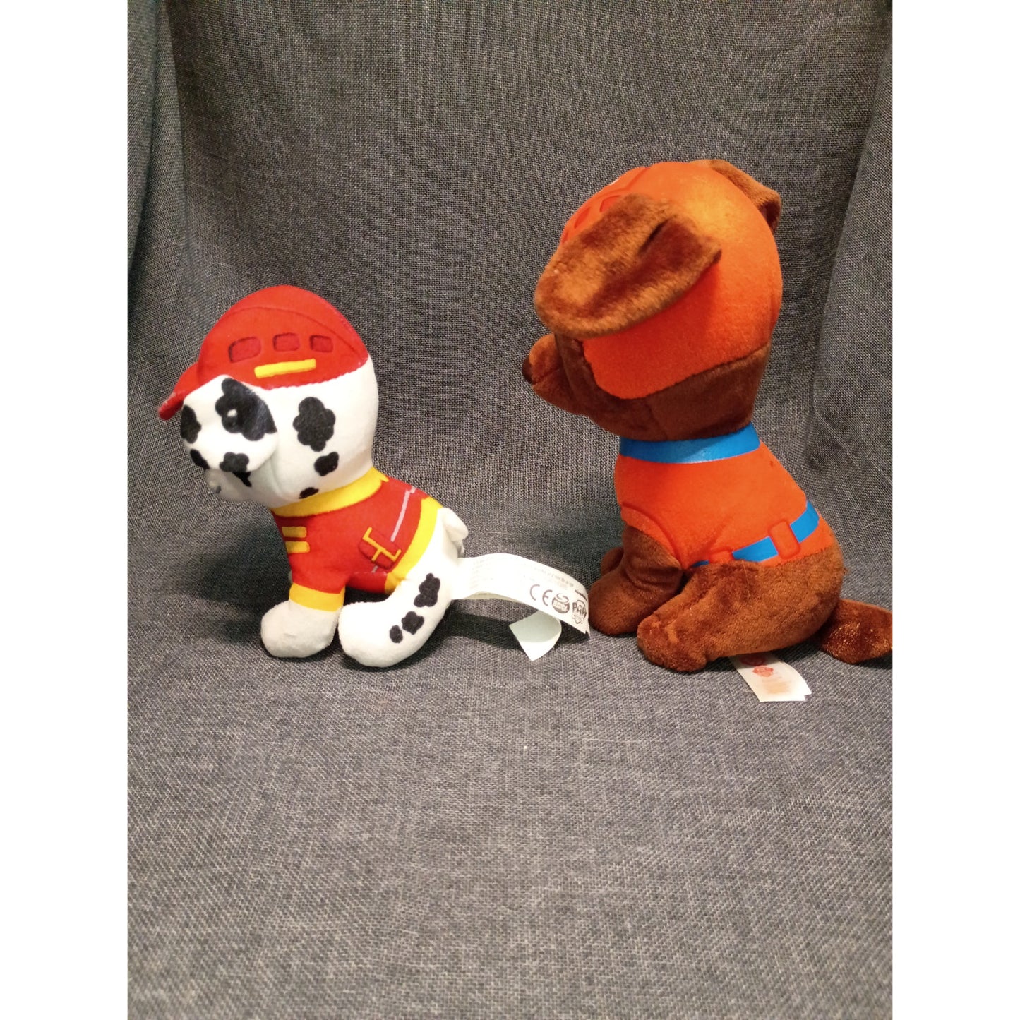 Paw Patrol TY Beanie Zuma 6” and  EMT Mashall 5"