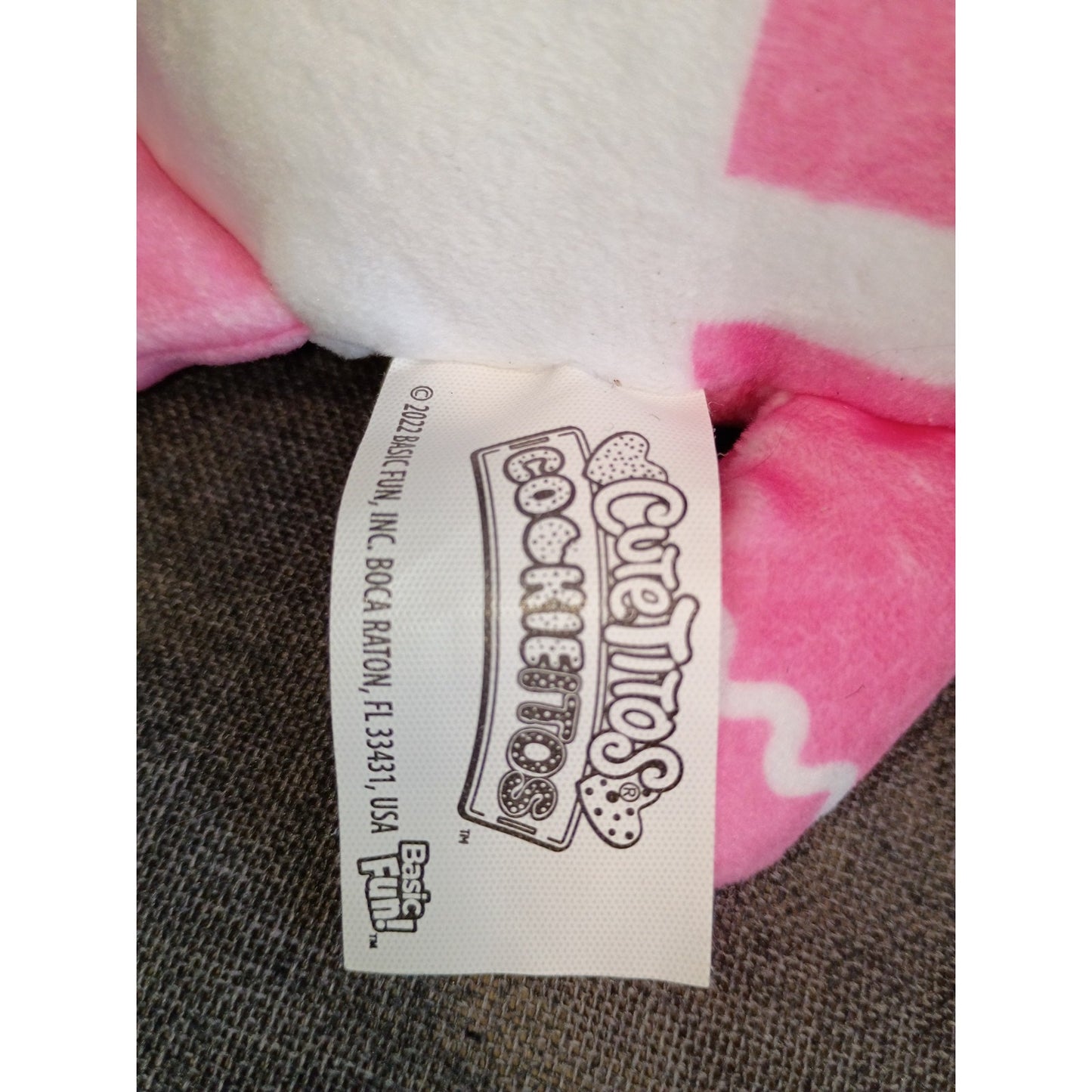 CuteTitos Cookieitos Pink Plush Bear