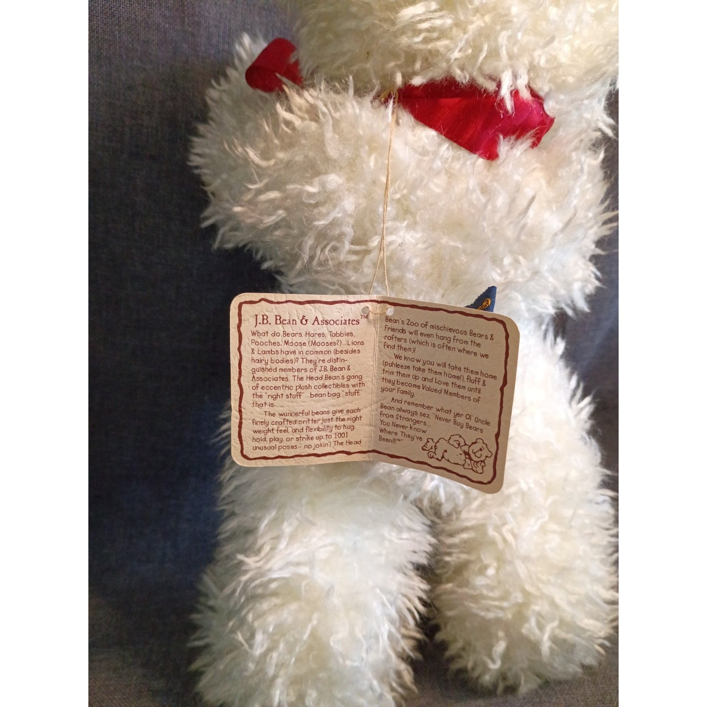Boyds Bears Plush O Howie Lusya Valentines Day Bear XOXOXO 12" with hang tag