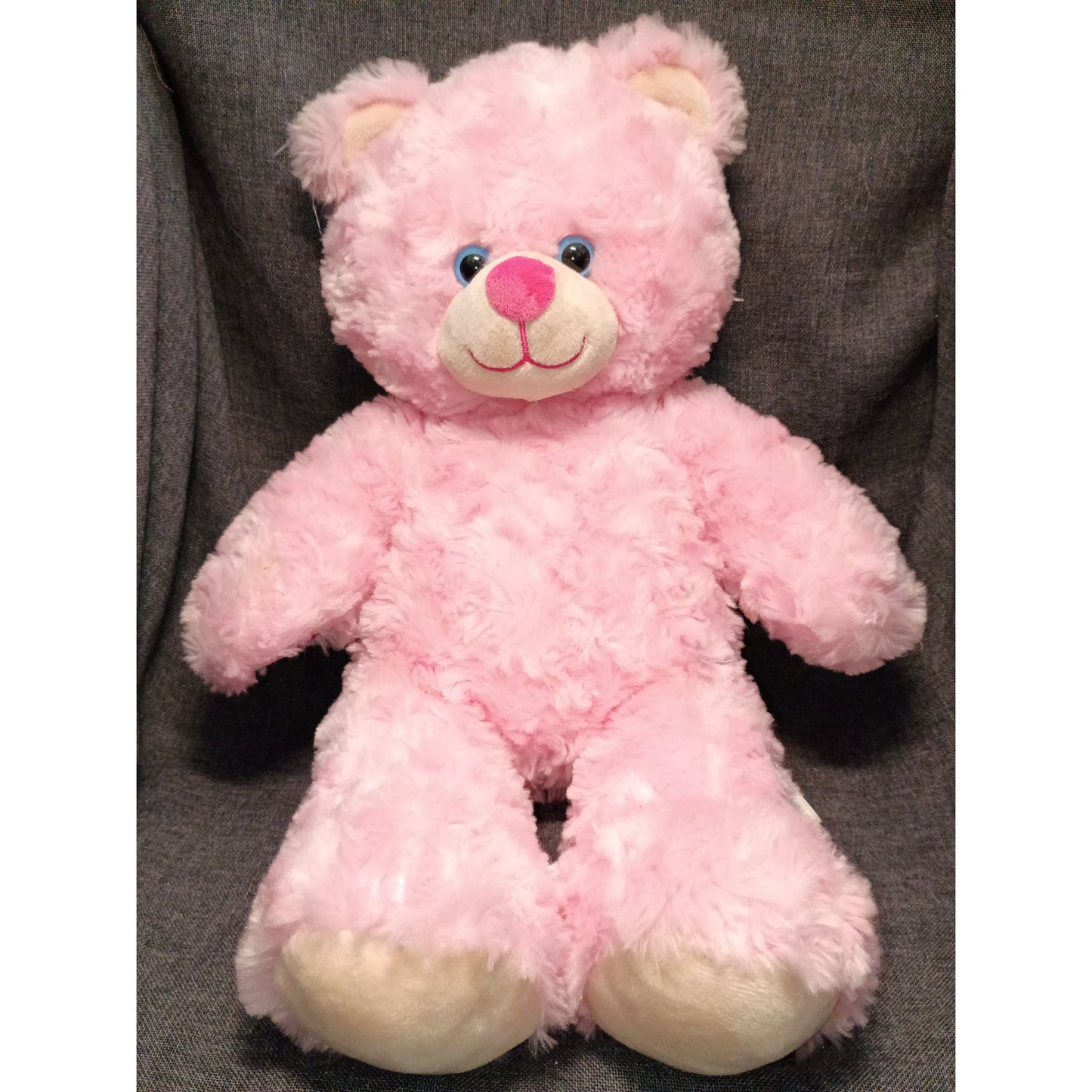 Build A Bear Workshop Pink Curly Plush Bear