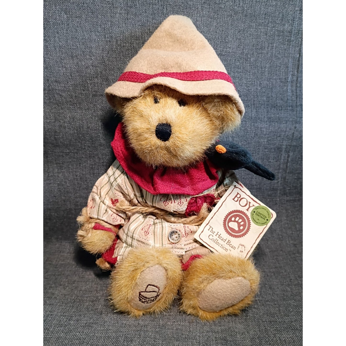 Boyd's Bear Longaberger Exclusive Rusty Scaredy Bear - NWT