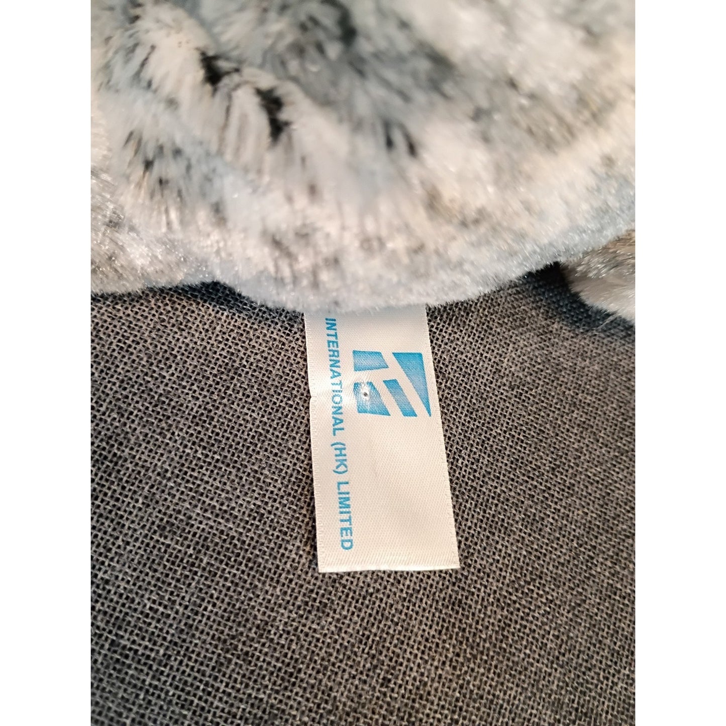 Bunny Plush Stuffed Animal Speckle Black 9.5" Fengtuo International