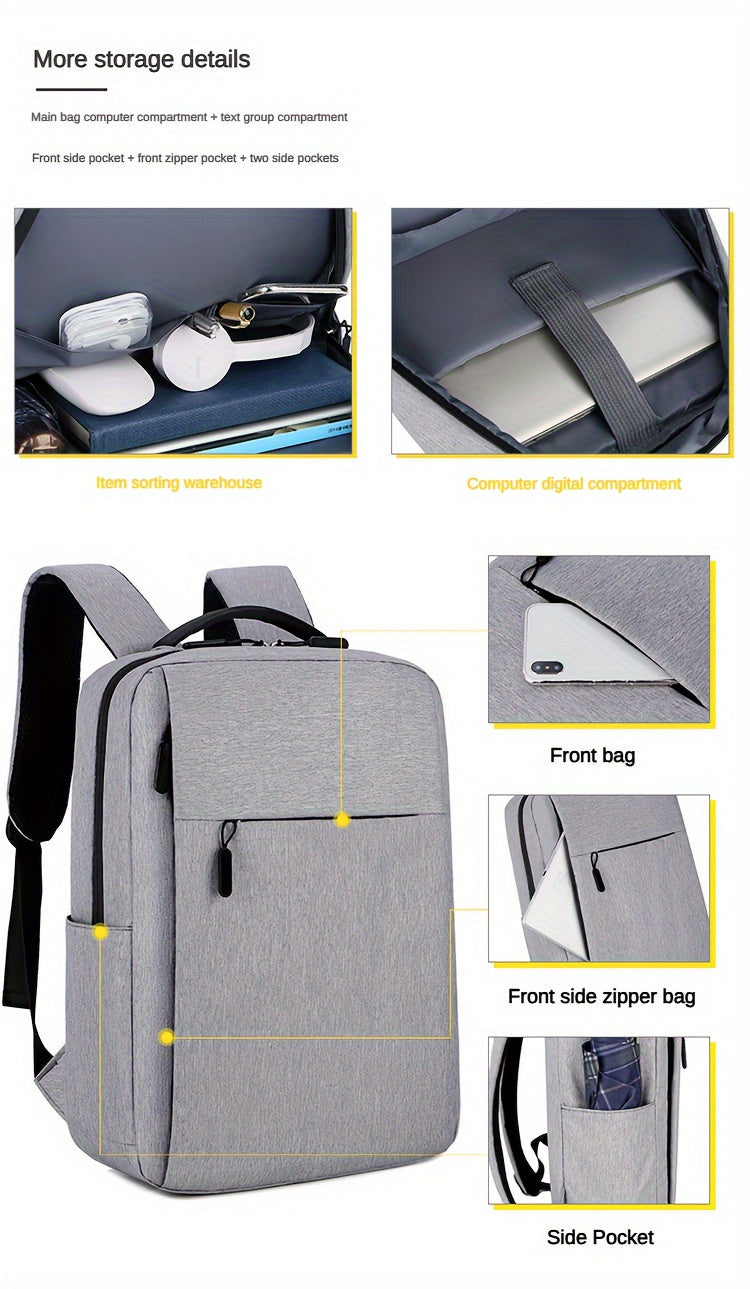 Vanaheimr Large Travel Laptop Backpack - 16 Inch Business Flight Approved Carry On with Luggage Sleeve, Durable College Rucksack for Outdoor Travel, School Bags, Gifts, Adjustable Strap, USB Charging, Lightweight, Casual Styl