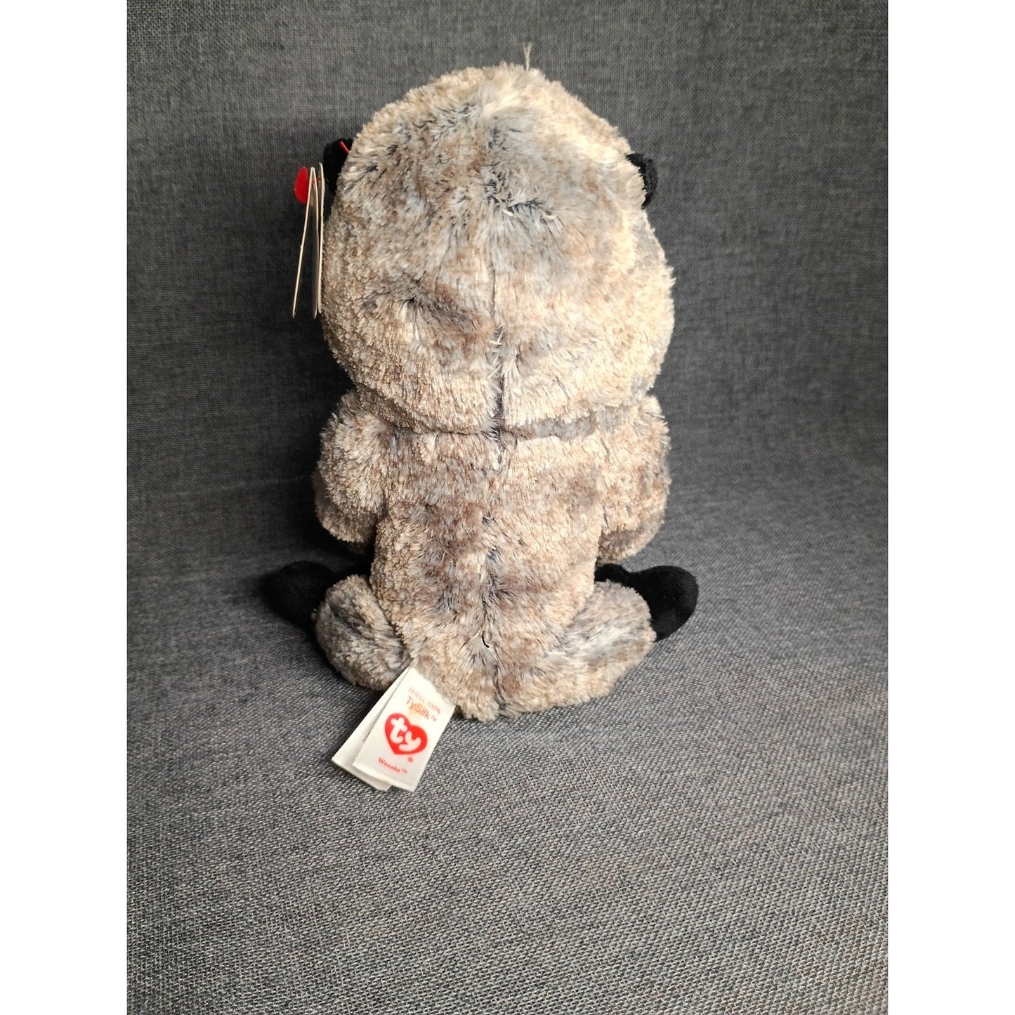 TY Beanie Boos 6" WASABI Baboon Plush Stuffed Animal Toy Heart Tags