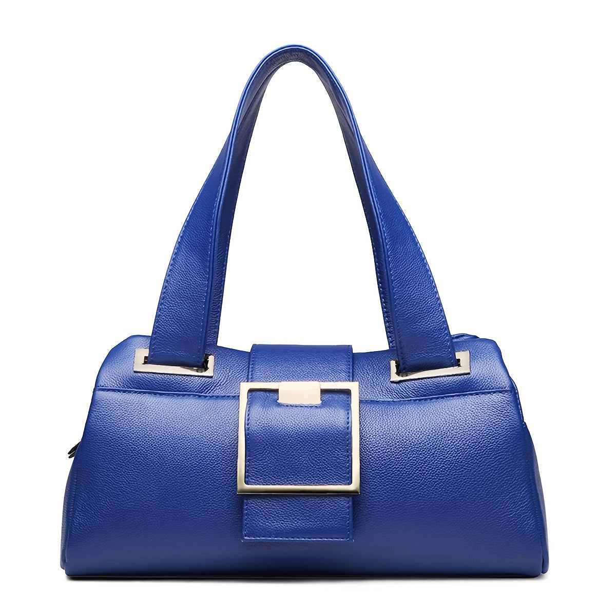 [Luxury Leather Tote Bag] Luxury Designer Real Leather Tote Bag for Women | High Quality Purses, Shoulder Bags in Black, Beige, Blue, Red with Compartments, Zipper, Hardware Magnetic Buckle - Business Casual, Daily Commuting,