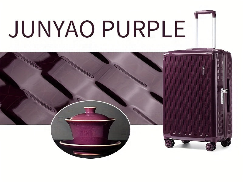 4-Piece Designer Luggage Set - Lightweight Durable Hardside Spinners, Secure TSA Lock and Smooth YKK Zippers for Travel