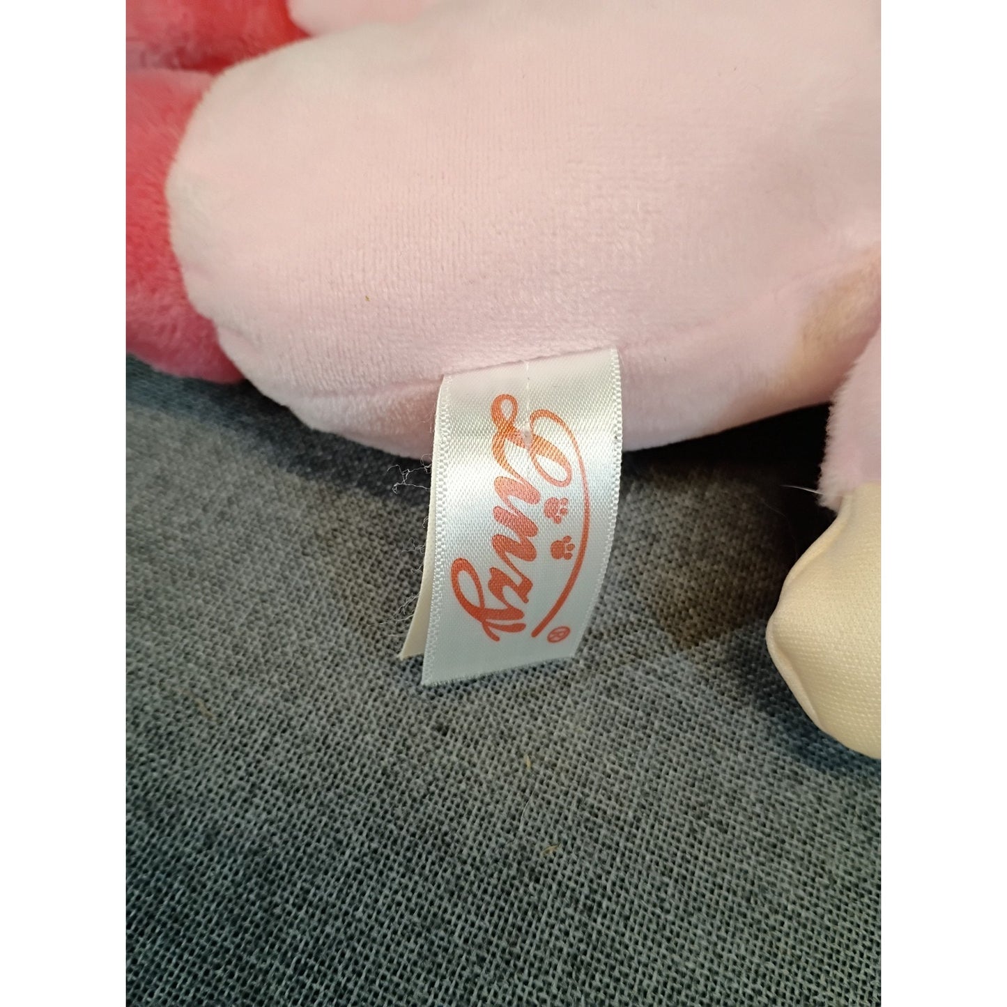 My First Doll Linzy 10" Plush Stuffed Toy Pink Outfit Embroidered Face Dark Hair