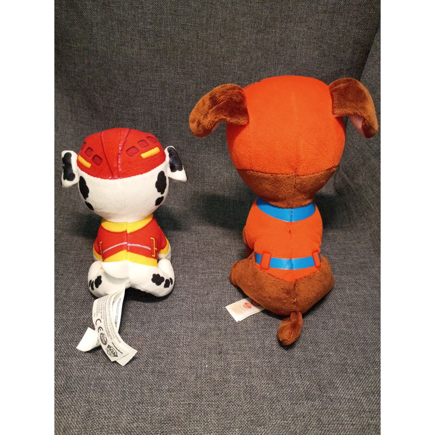 Paw Patrol TY Beanie Zuma 6” and  EMT Mashall 5"