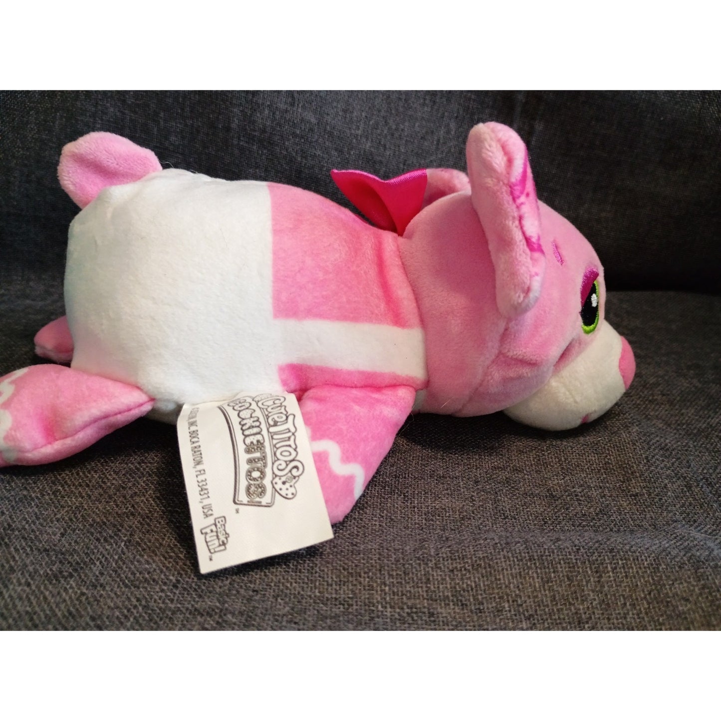 CuteTitos Cookieitos Pink Plush Bear