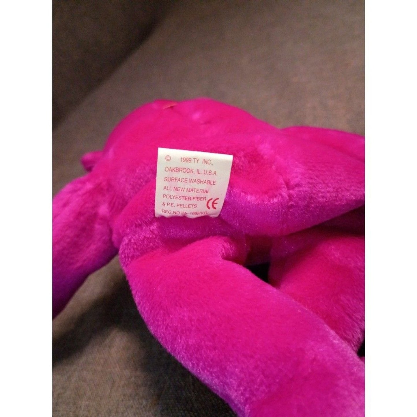 Ty Beanie Babies Millennium Bear Plush Toy - Rare with Errors and Tag