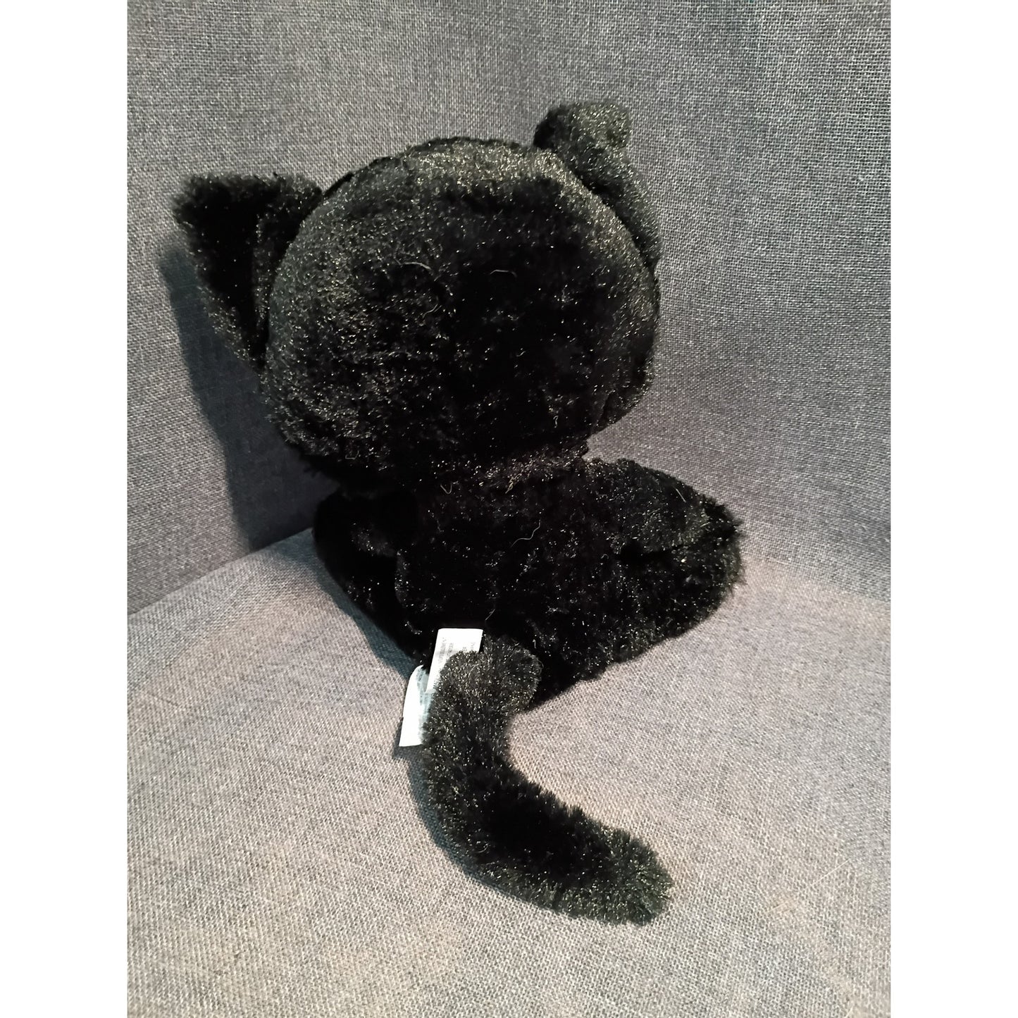 Build a Bear Smallfrys Buddies Black Cat Plush 8" Night Magic Pink Ears