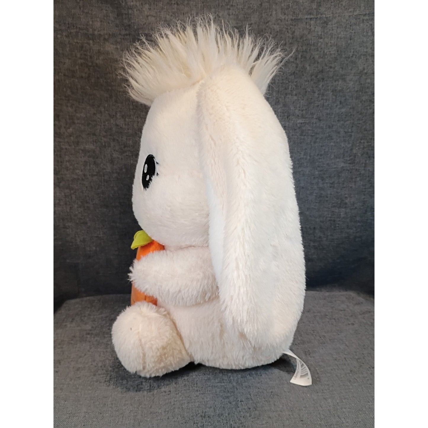 2025 Easter Way To Celebrate 13” Cream Bunny Rabbit Holding Carrot Plush