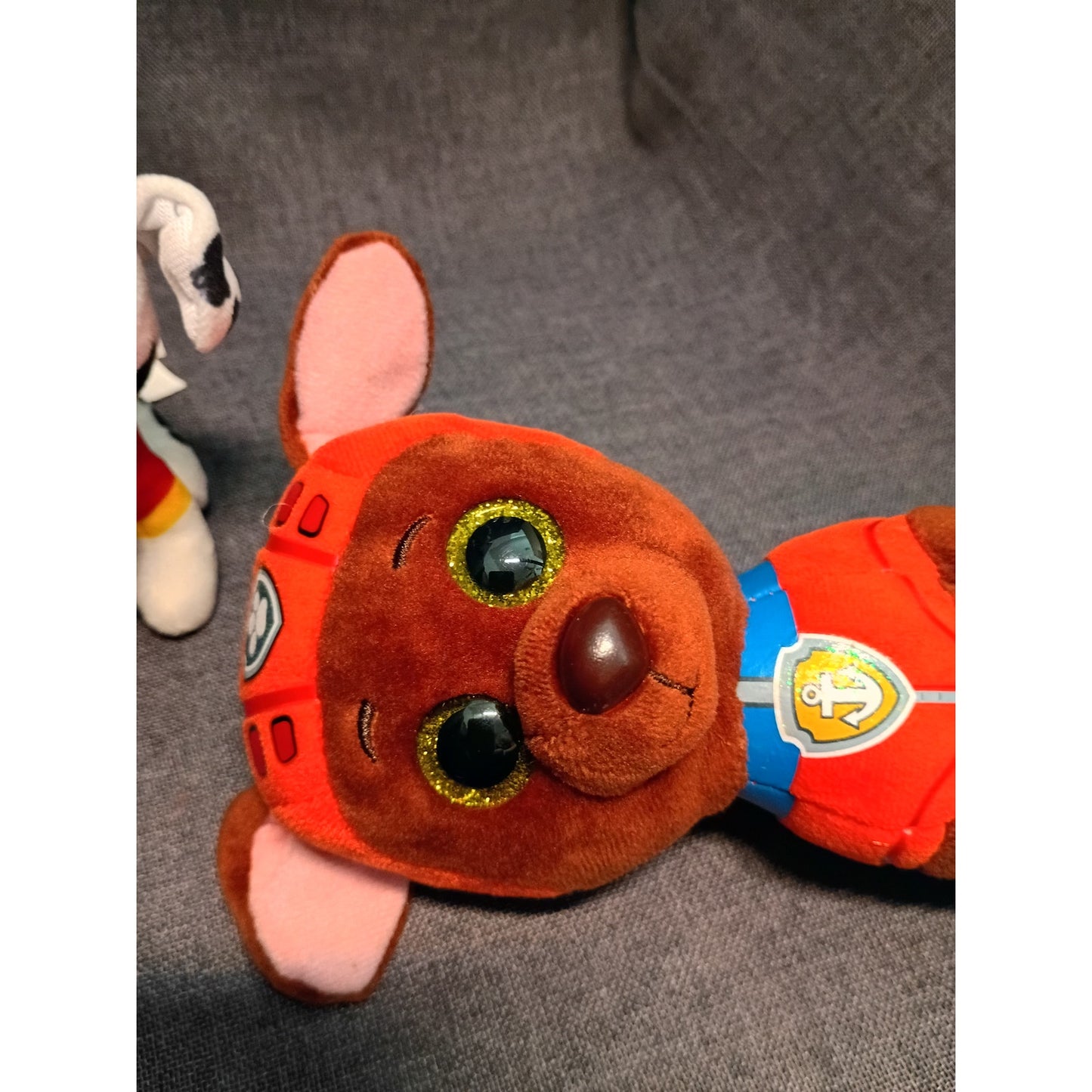 Paw Patrol TY Beanie Zuma 6” and  EMT Mashall 5"