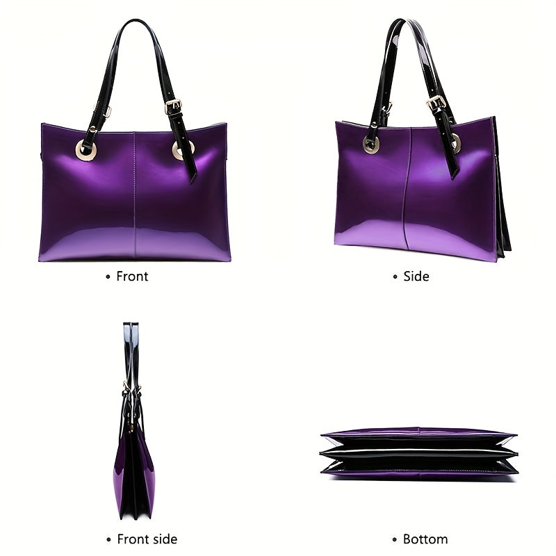 New Arrivals Handbags Womens Shoulder Bags Luxurious Genuine Leather Shiny Crossbody Bags Fashionable Large Capacity Zipper Designer Inspired Items Closure Suitable For Daily Use And Outdoor