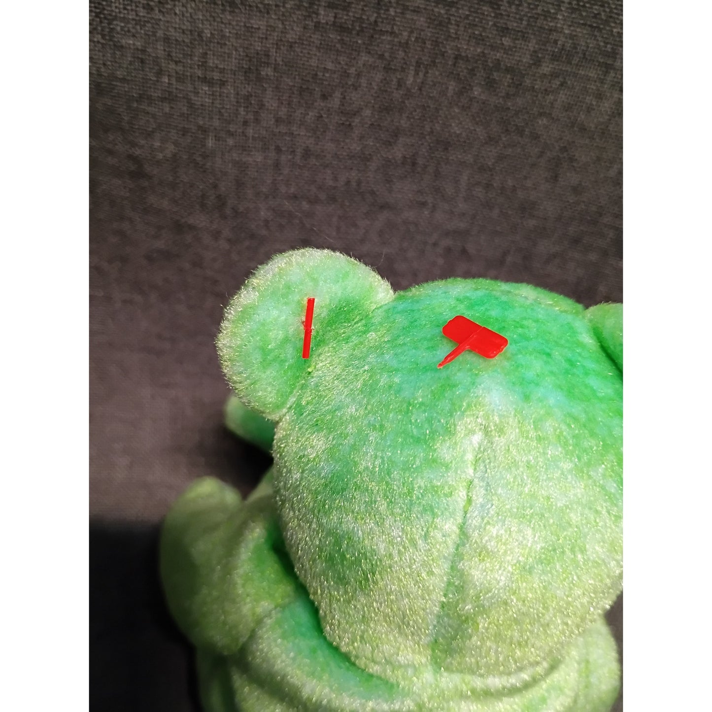 Ty Beanie Babies Kicks The Soccer Bear Plush Toy Stuffed Animal 1999