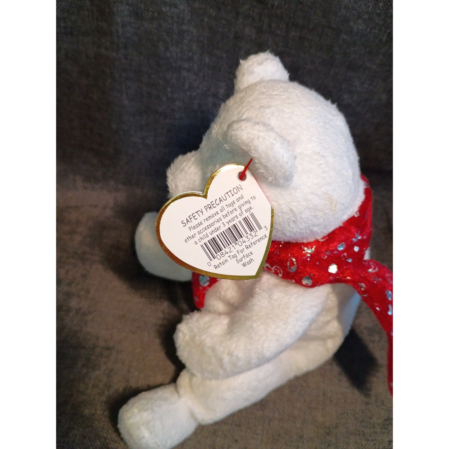 Ty Beanie Baby 2000 Holiday Teddy Plush