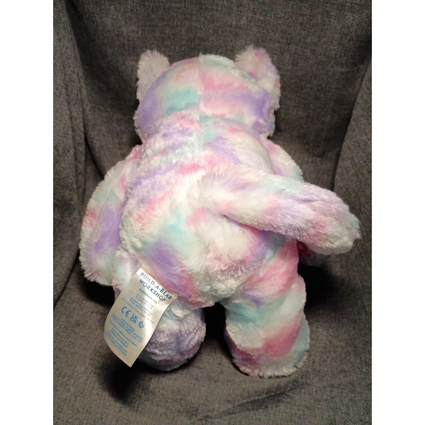 Build A Bear Workshop Teddy Pastel Swirl Kitty Cat Soft Plush Toy