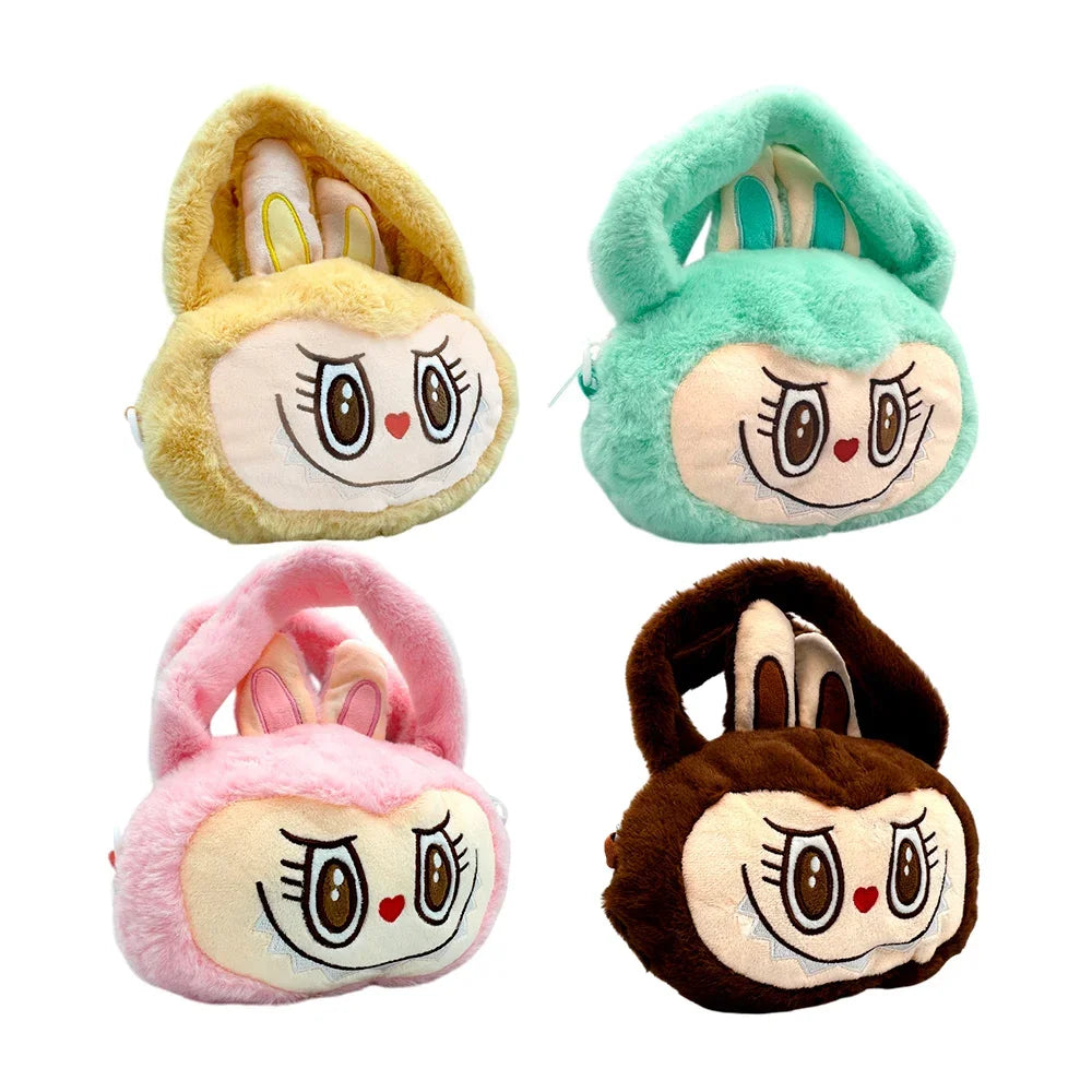 [GDL] Small plush bag with labubu design, variety of colors