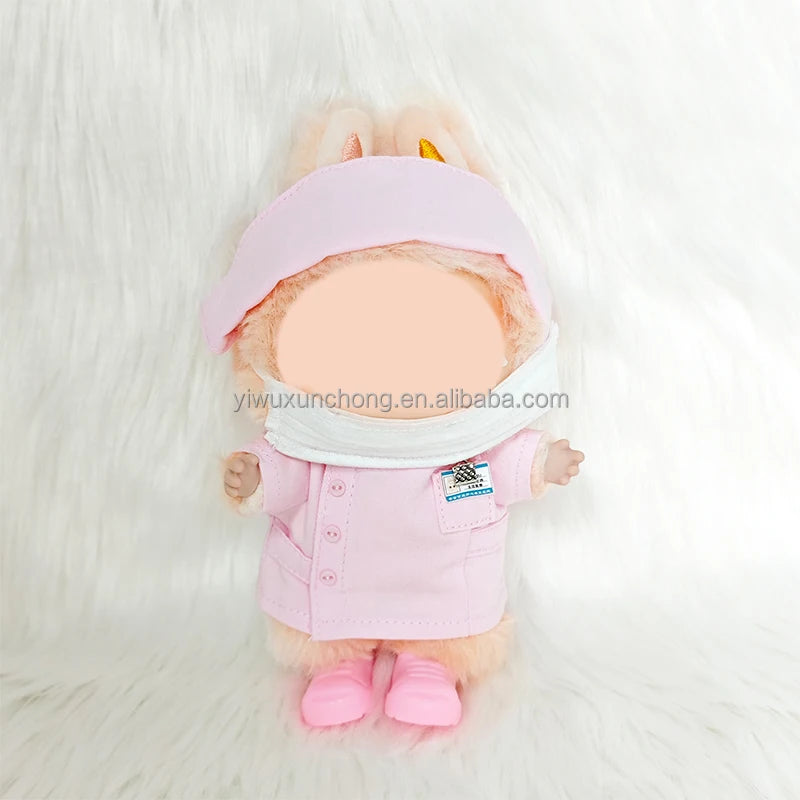 In Stock Fashion Clothes for Labubu Jackets Doctors Nurses Outfits Toy Jerseys Sweaters Halloween Gifts I Fast Delivery