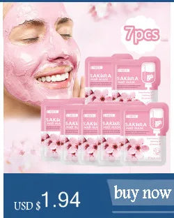Papaya Facial Mask For The Face Korea Cosmetic Moisturizing Fabric Face Masks Care Wrinkle Acne Beauty Face Film Mask 1pc